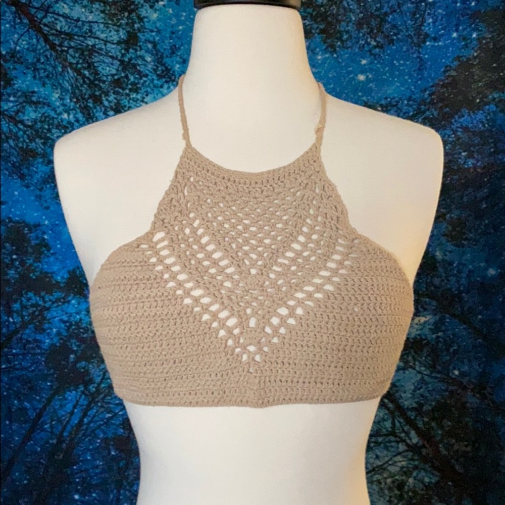 Etsy Crochet Halter Crop Top